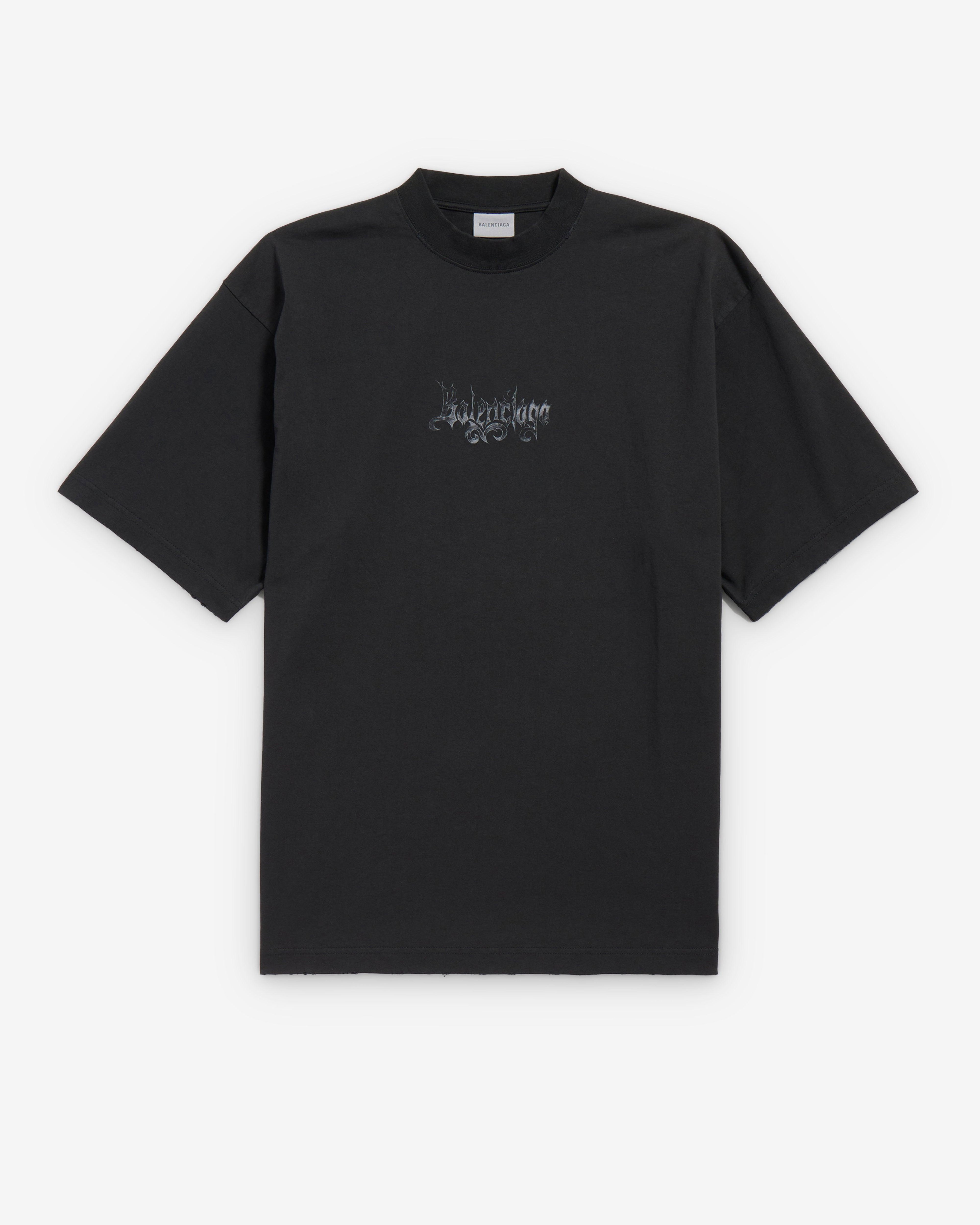 Balenciaga  - Sketchy Medium Fit T-Shirt - (Black) by BALENCIAGA