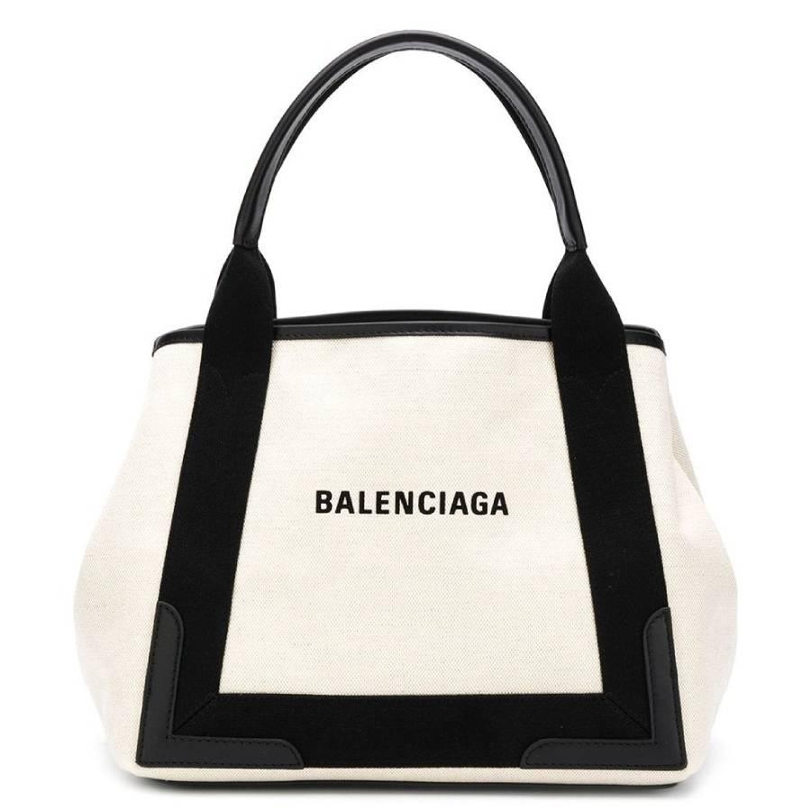Balenciaga Small Navy Cabas Tote Bag by BALENCIAGA