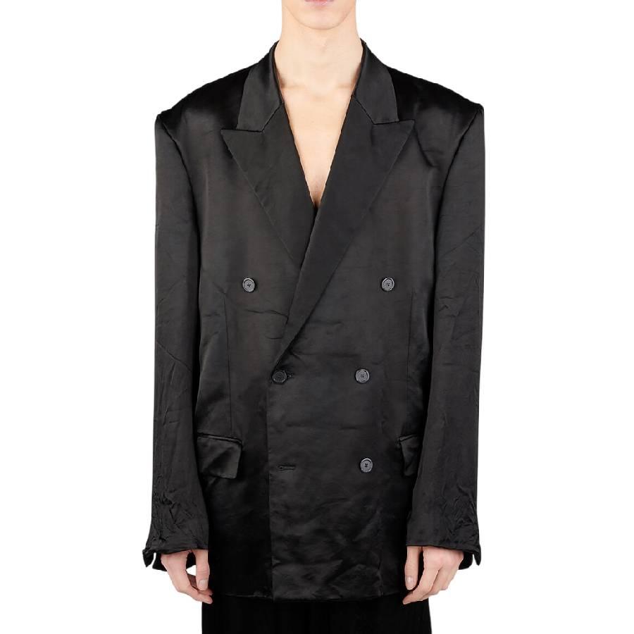 Balenciaga Steriod Double Breasted Creased Jacket by BALENCIAGA