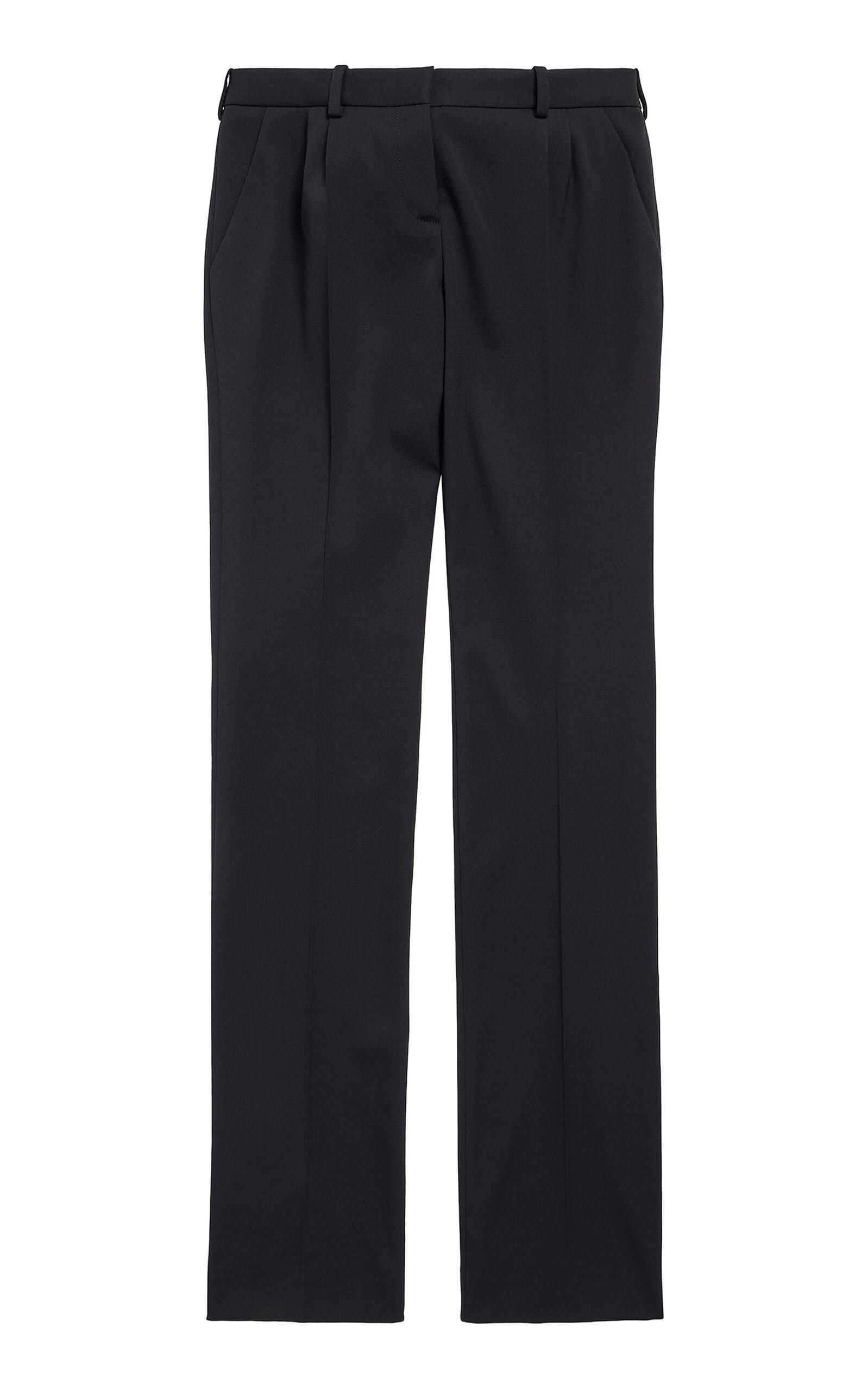 Balenciaga Stretch Wool Twill Straight-Leg Pants - Moda Operandi by BALENCIAGA