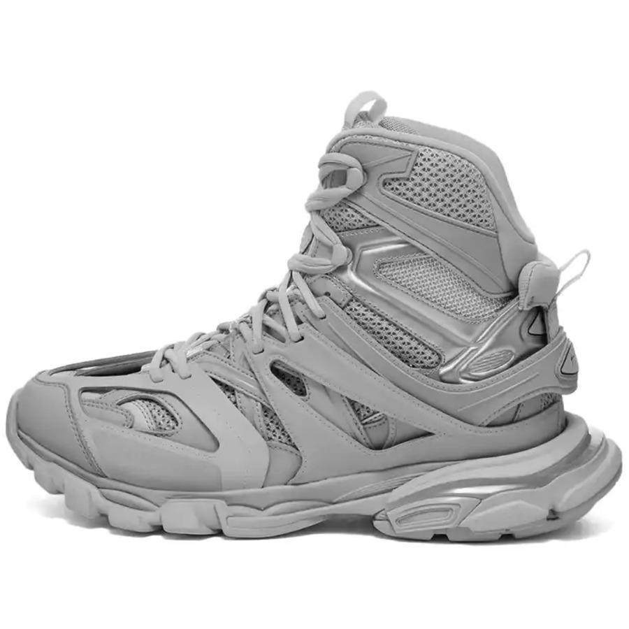 Balenciaga Track Hike Boots Grey by BALENCIAGA