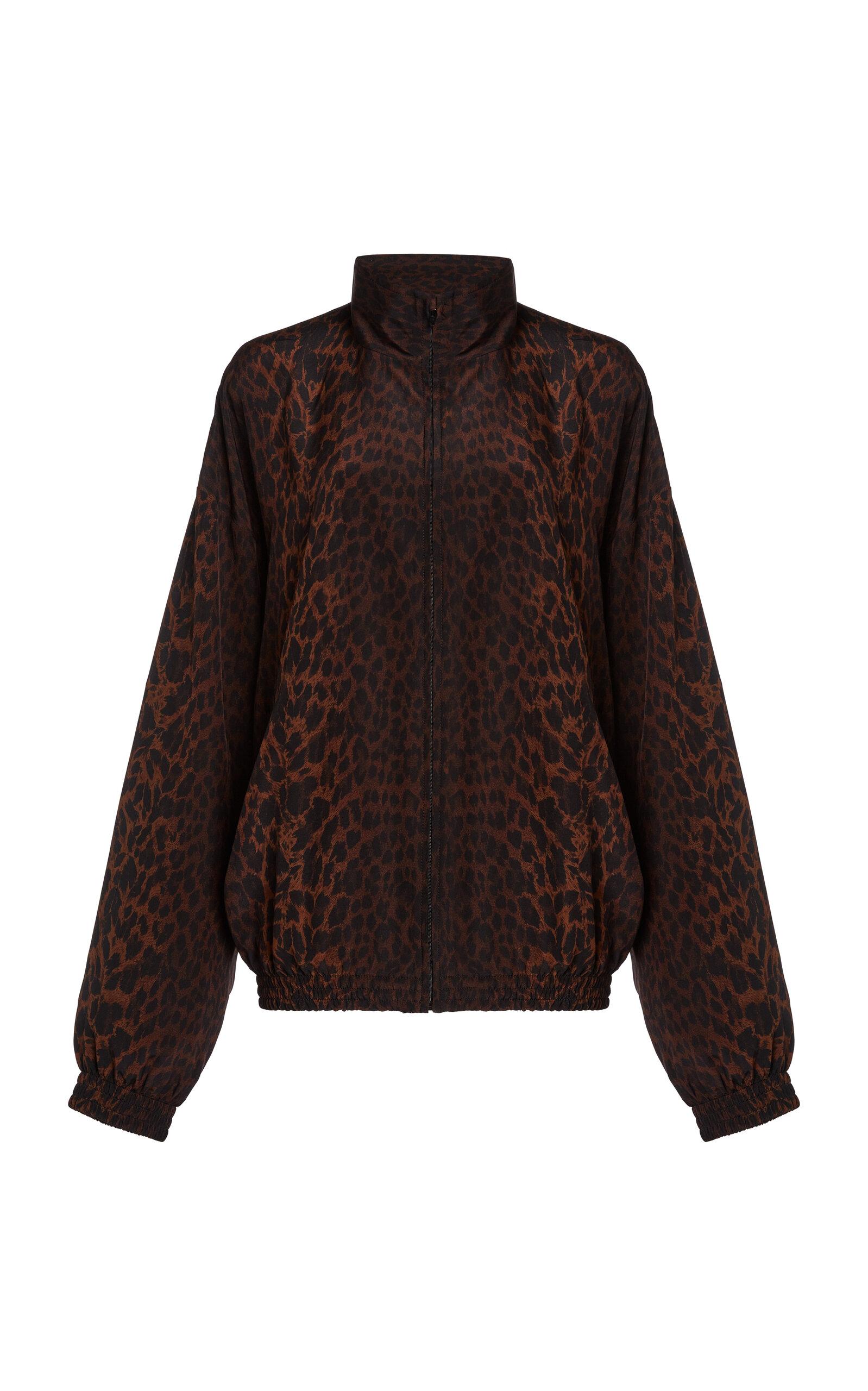 Balenciaga Tracksuit-Styleilk-Crepe Blouse - Moda Operandi by BALENCIAGA