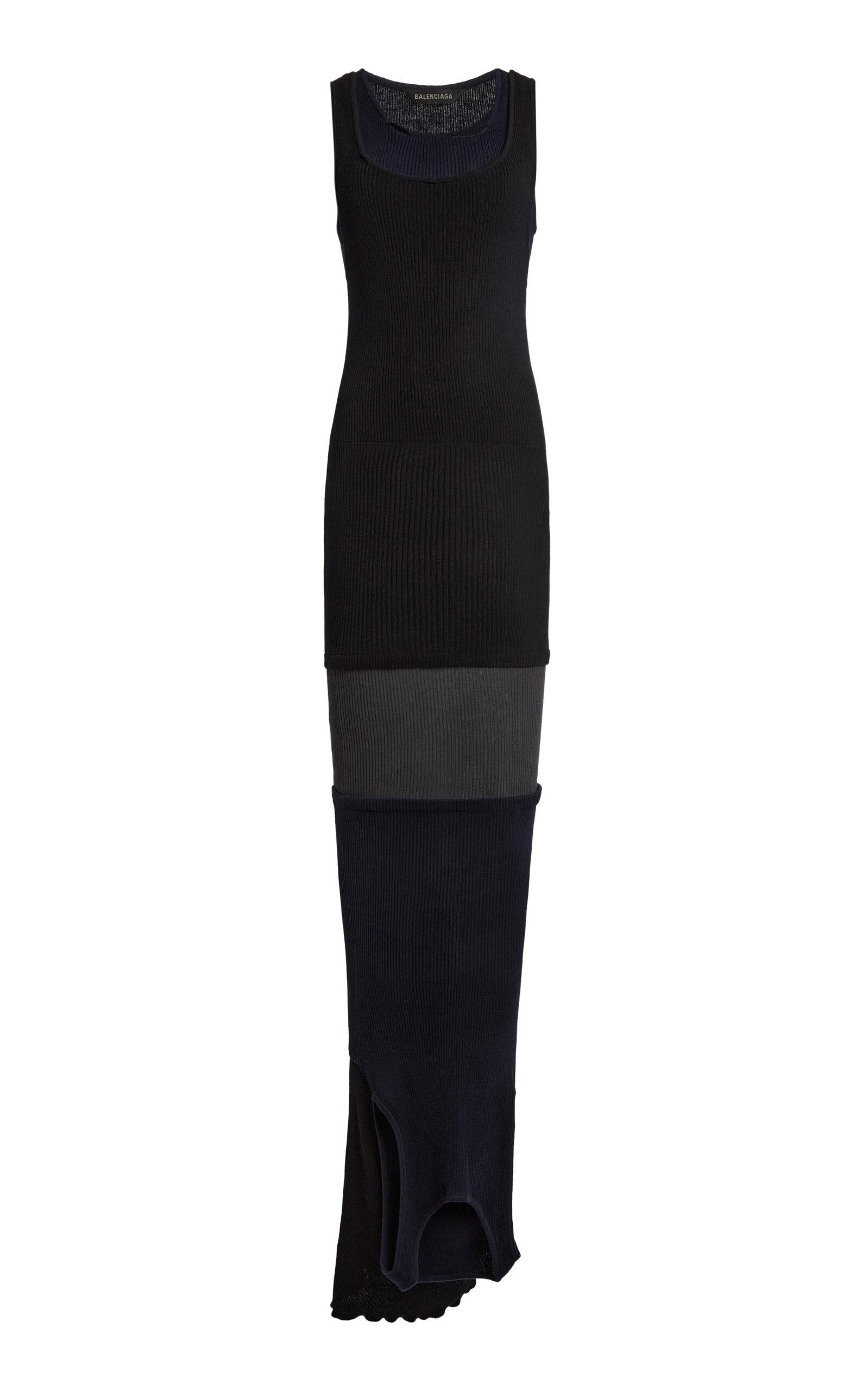 Balenciaga Upside Down Ribbed Cottonaxi Dress -oda Operandi by BALENCIAGA
