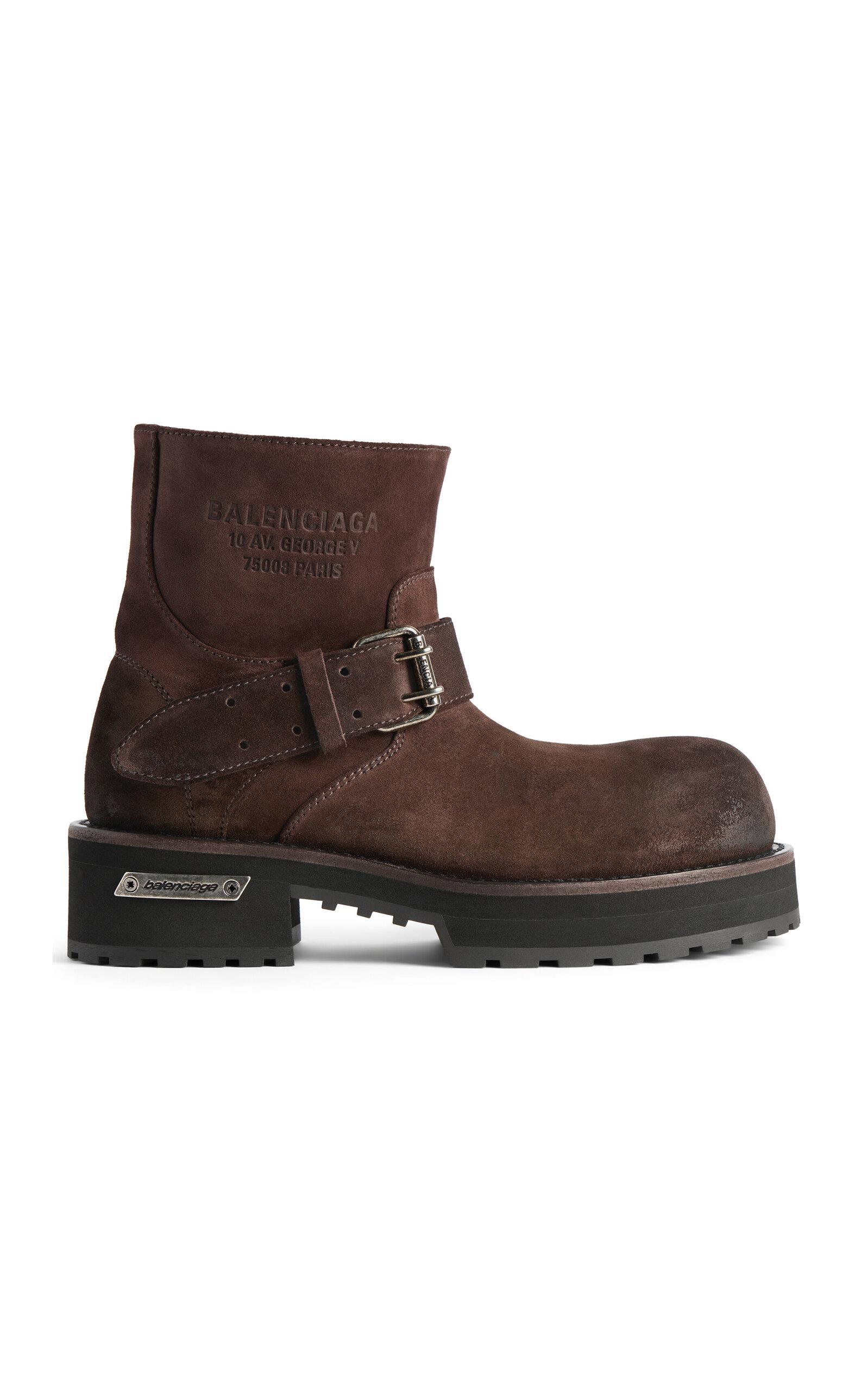 Balenciaga Venom Suede Mini Booties - Moda Operandi by BALENCIAGA