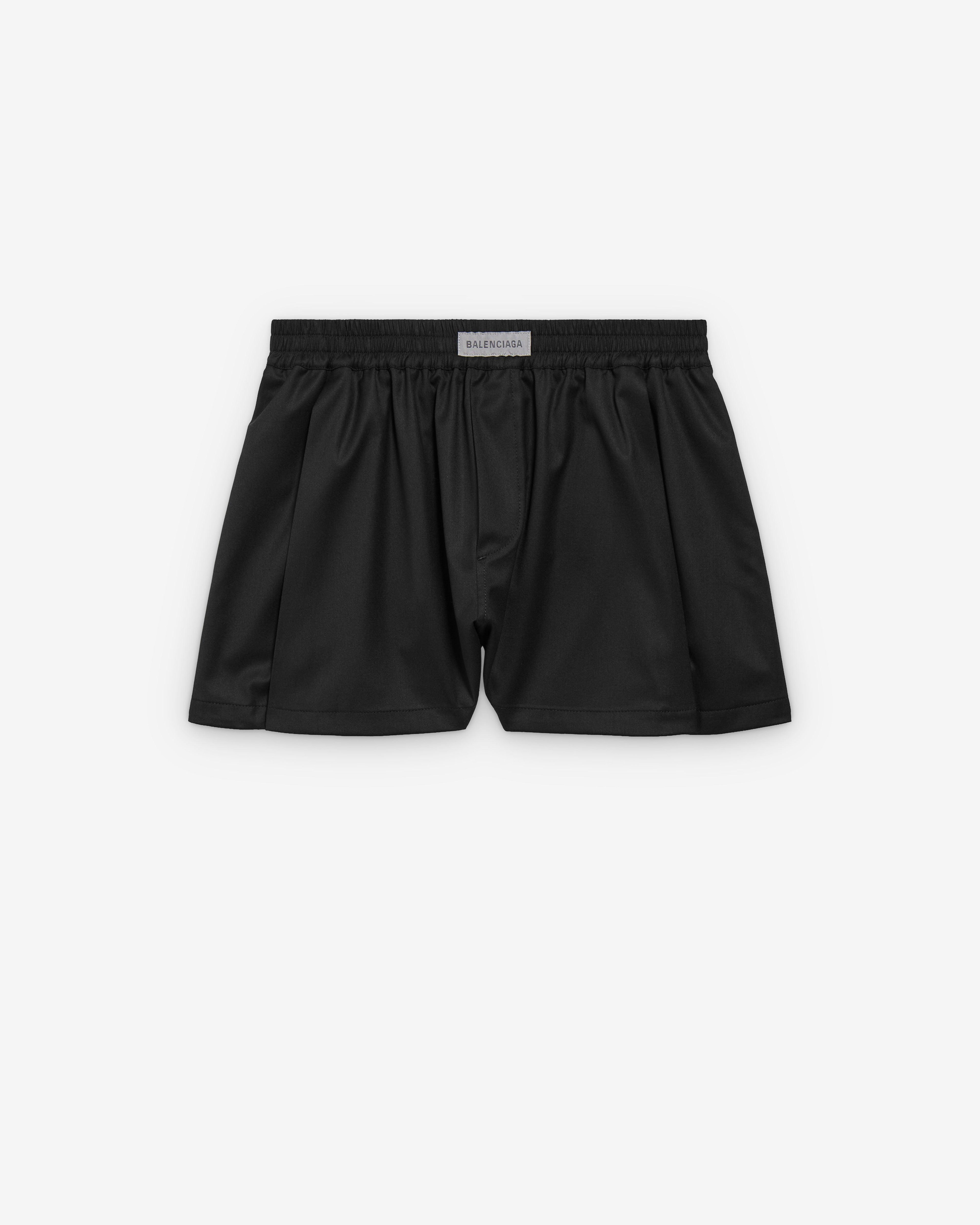 Balenciaga  - Women's A-Line Boxer Shorts - (Black) by BALENCIAGA
