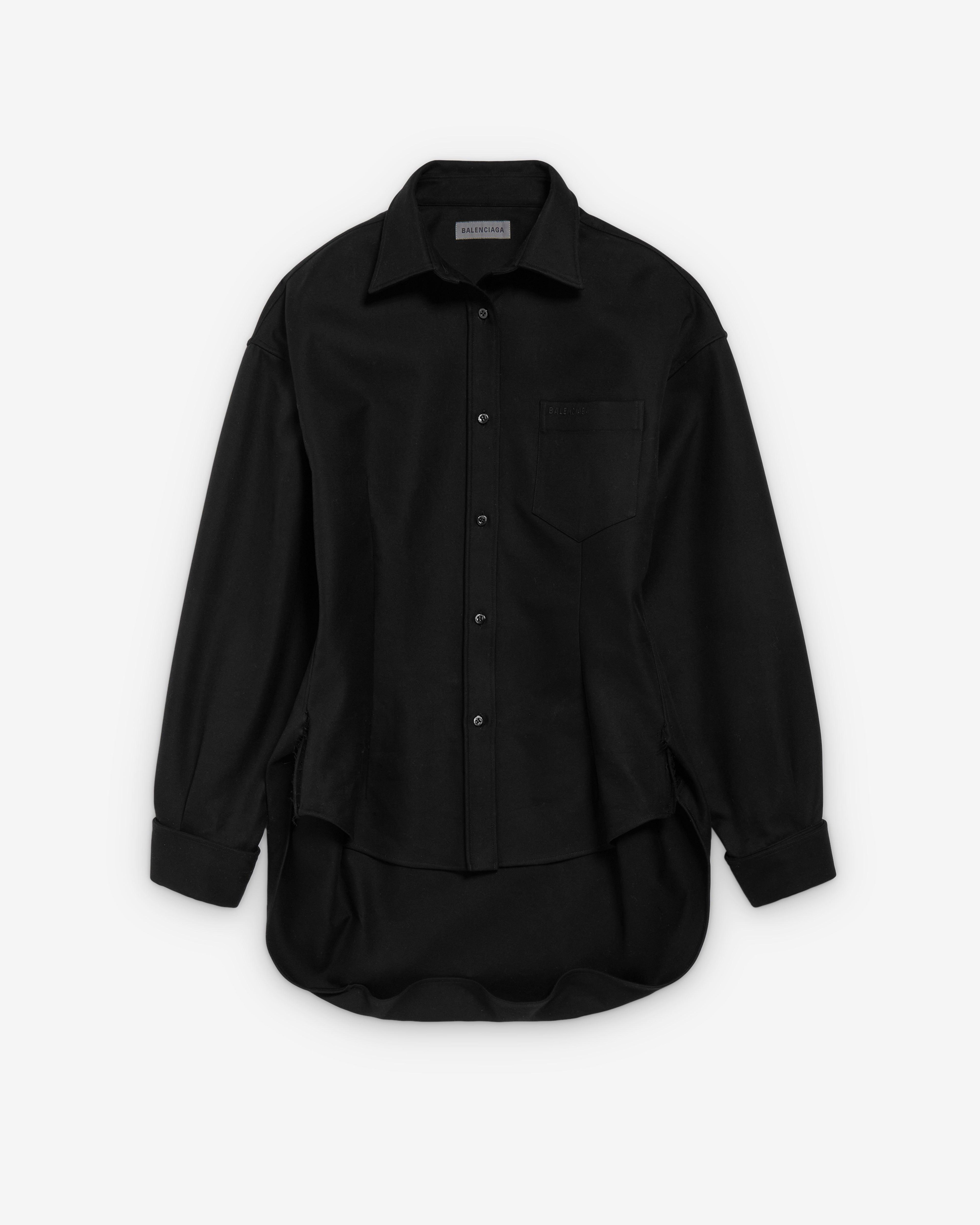 Balenciaga  - Women's Classic Shirt - (Black) by BALENCIAGA