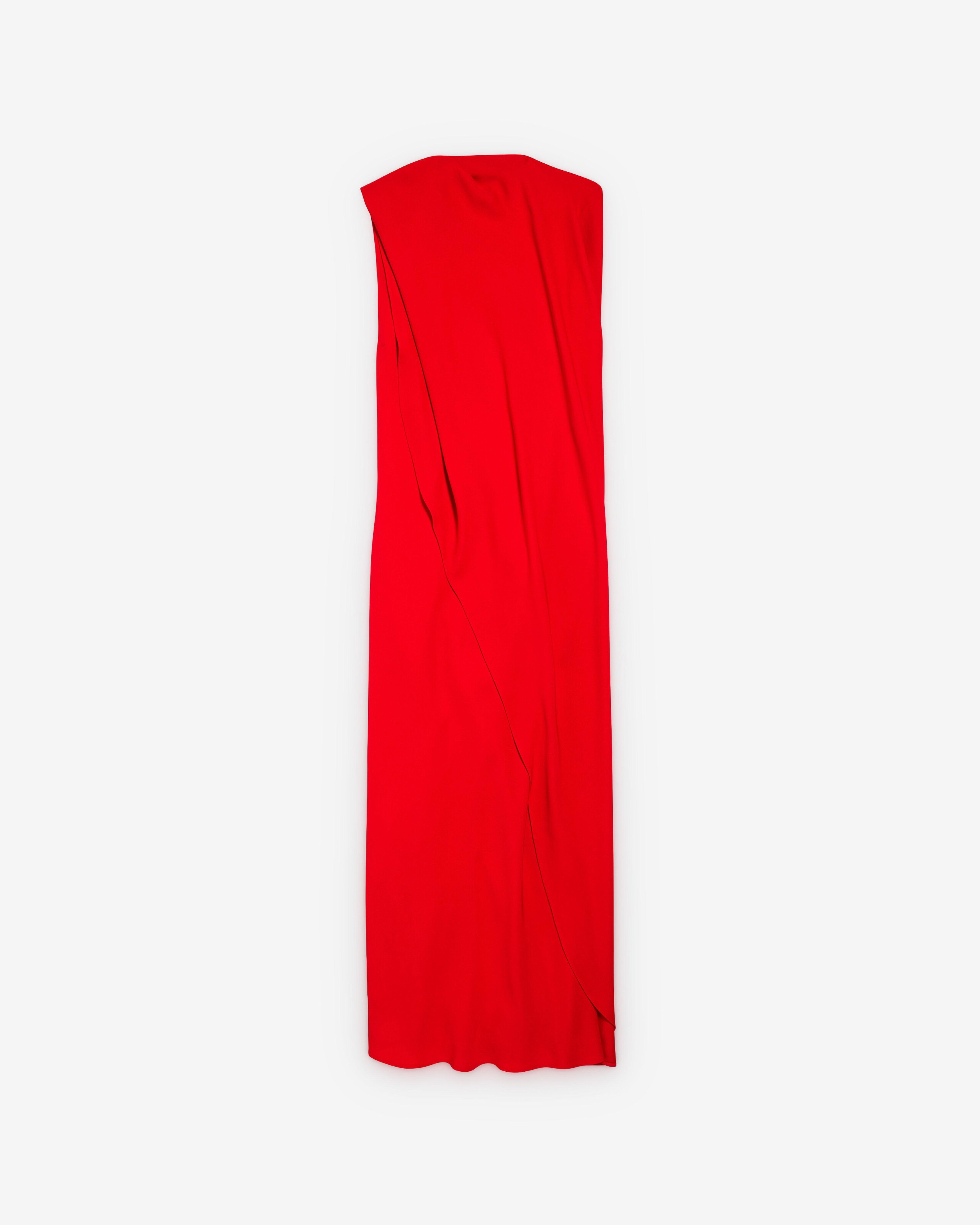Balenciaga - Women's Draped Dress - (Red) by BALENCIAGA