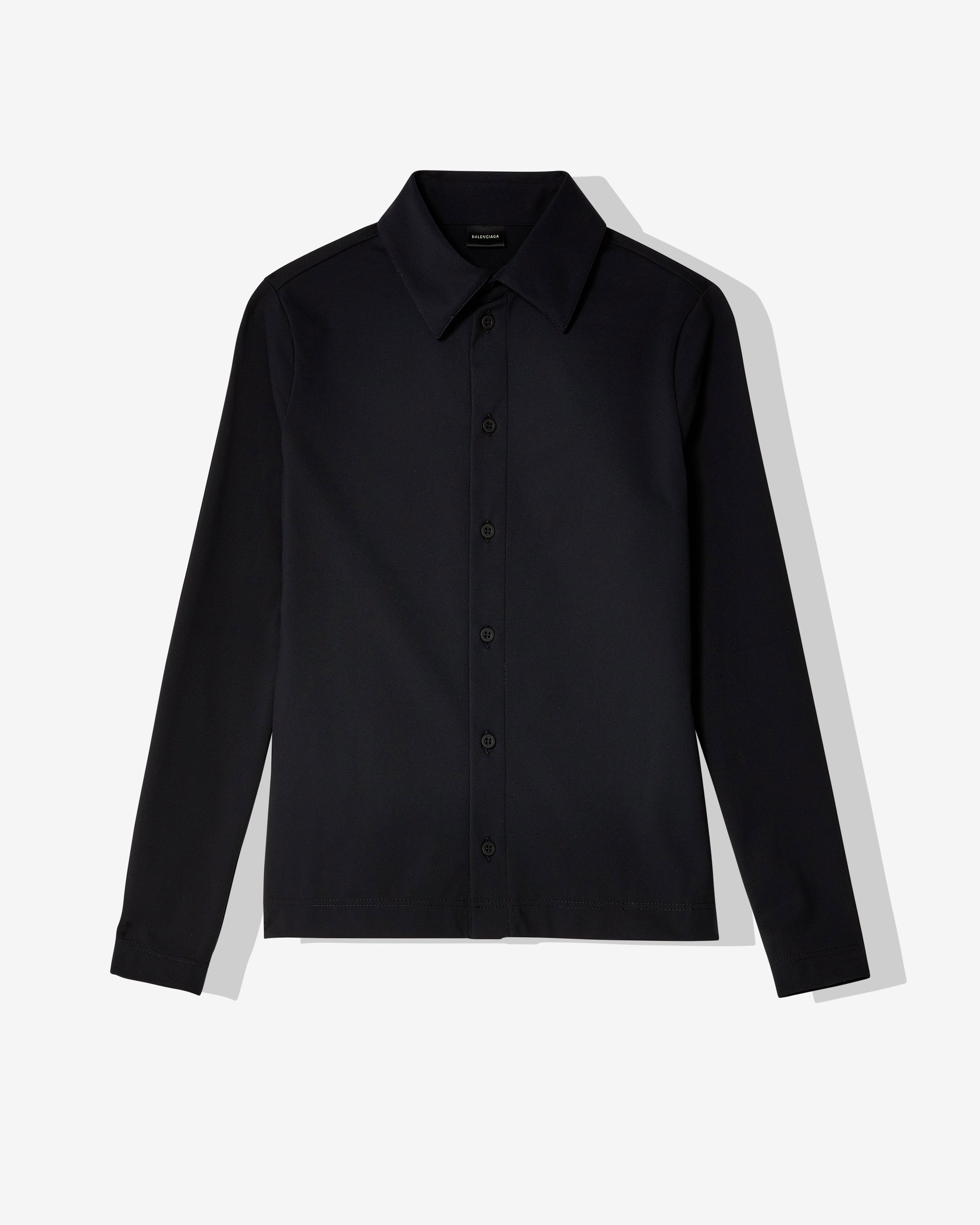 Balenciaga - Women's Fitted Stretch Shirt - (Black) by BALENCIAGA