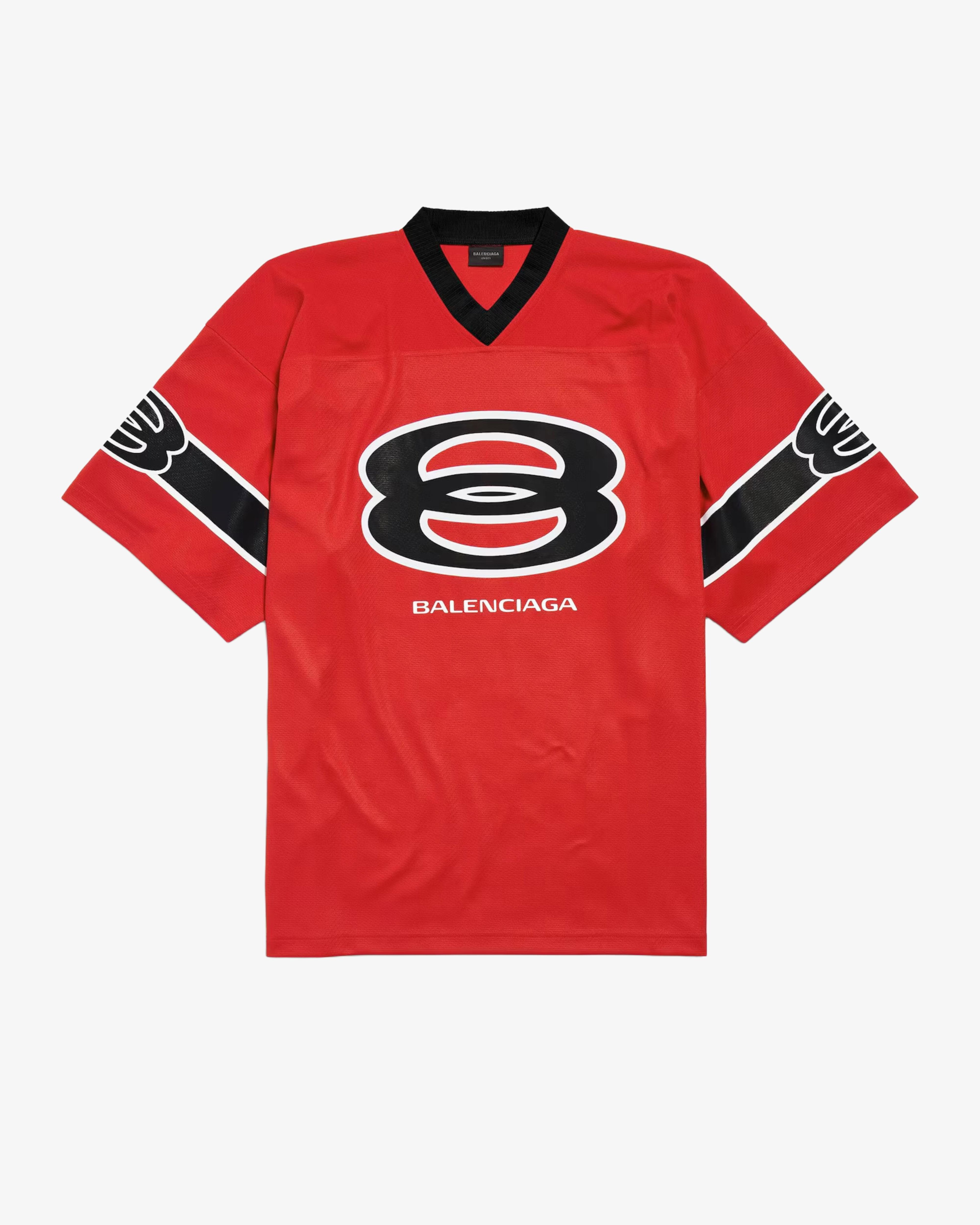 Balenciaga - Women's Football Top - (Red6400) by BALENCIAGA
