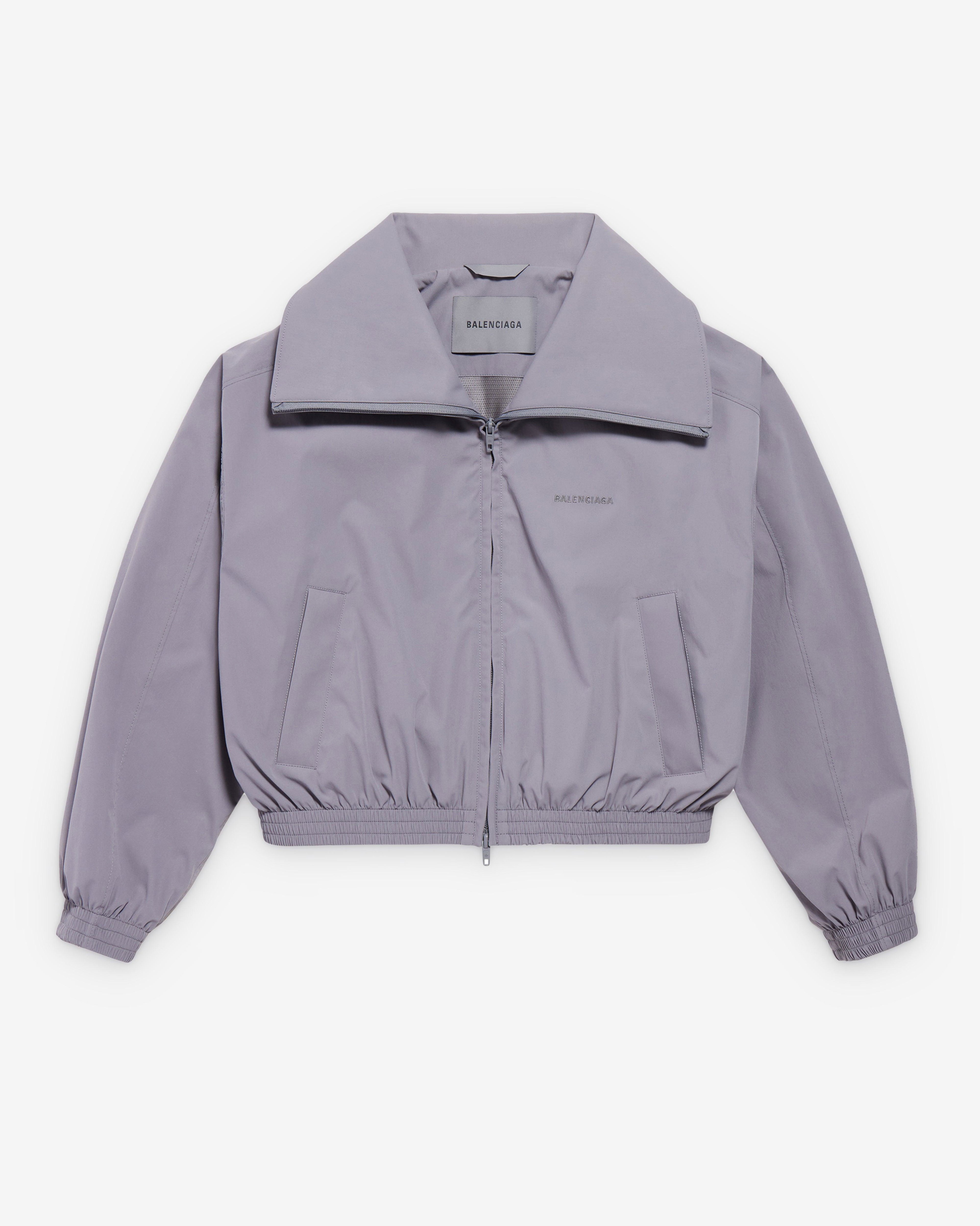 Balenciaga  - Women's High Collar Tracksuit Jacket - (Lilac) by BALENCIAGA