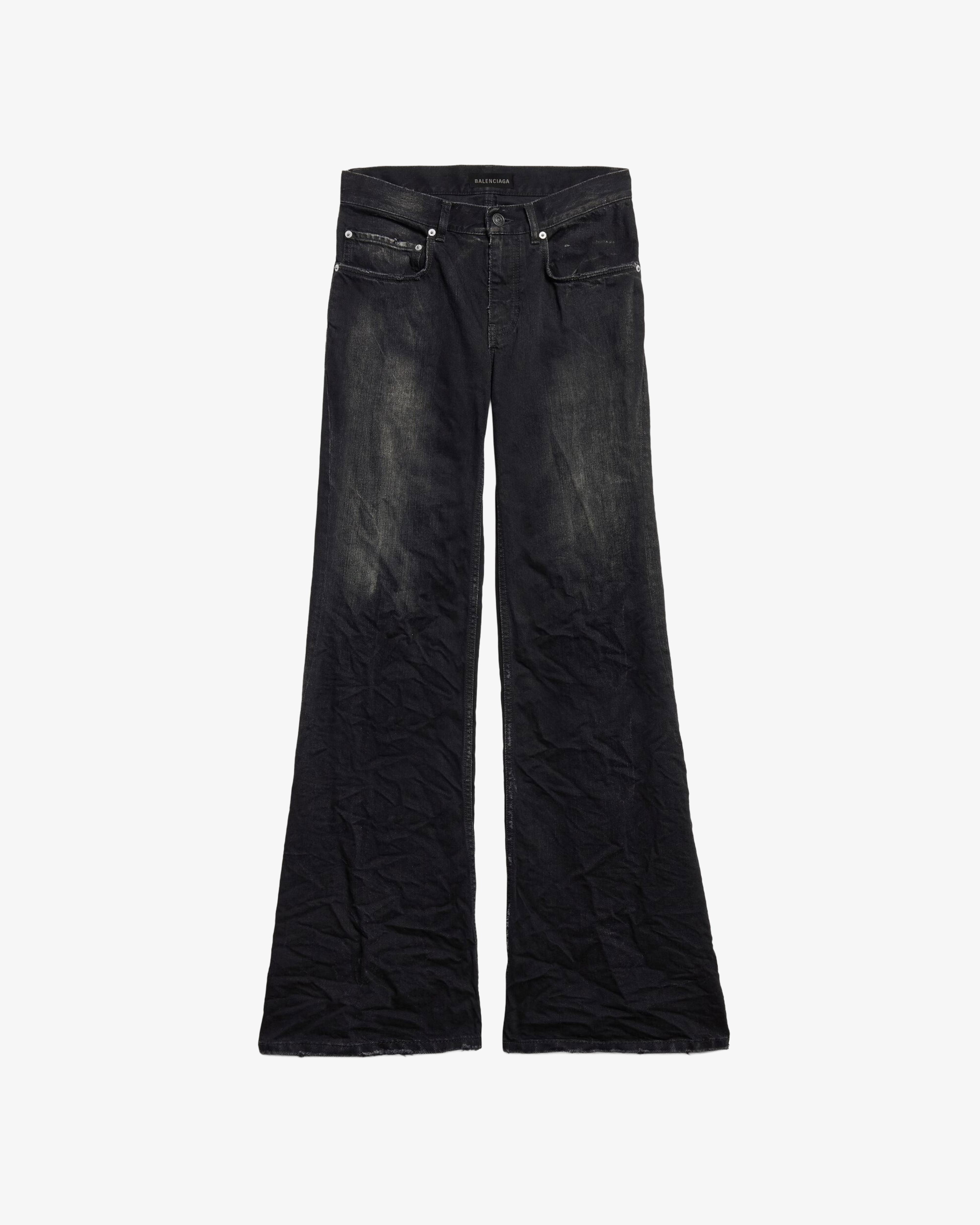 Balenciaga - Women's Wide Leg Pants - (Black1037) by BALENCIAGA