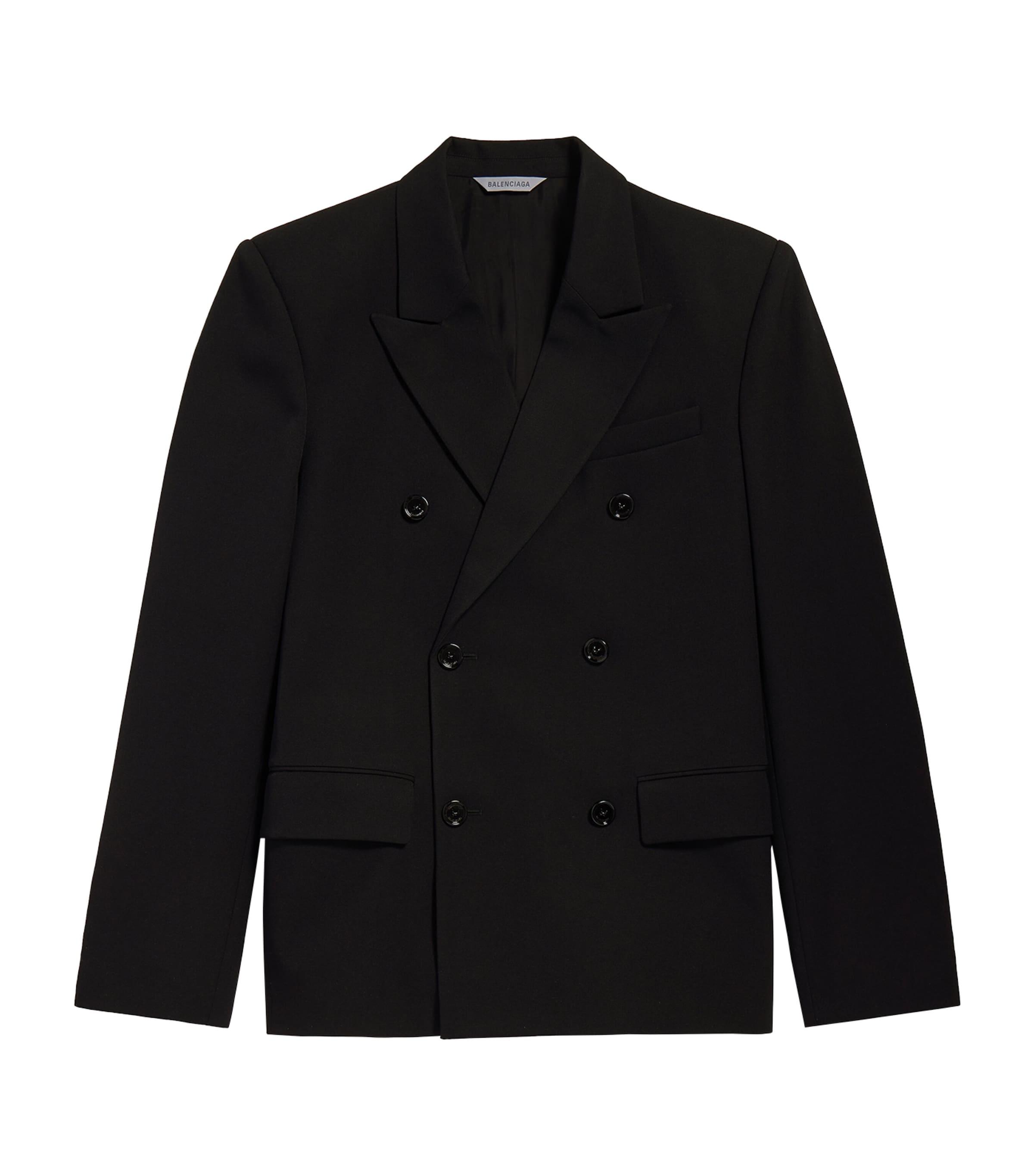 Balenciaga Wool Double-Breasted Jacket by BALENCIAGA
