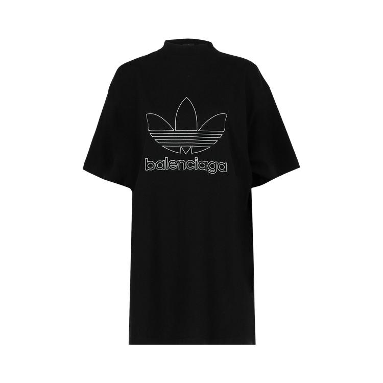 Balenciaga x Adidas Oversized T-Shirt 'Black/White' by BALENCIAGA