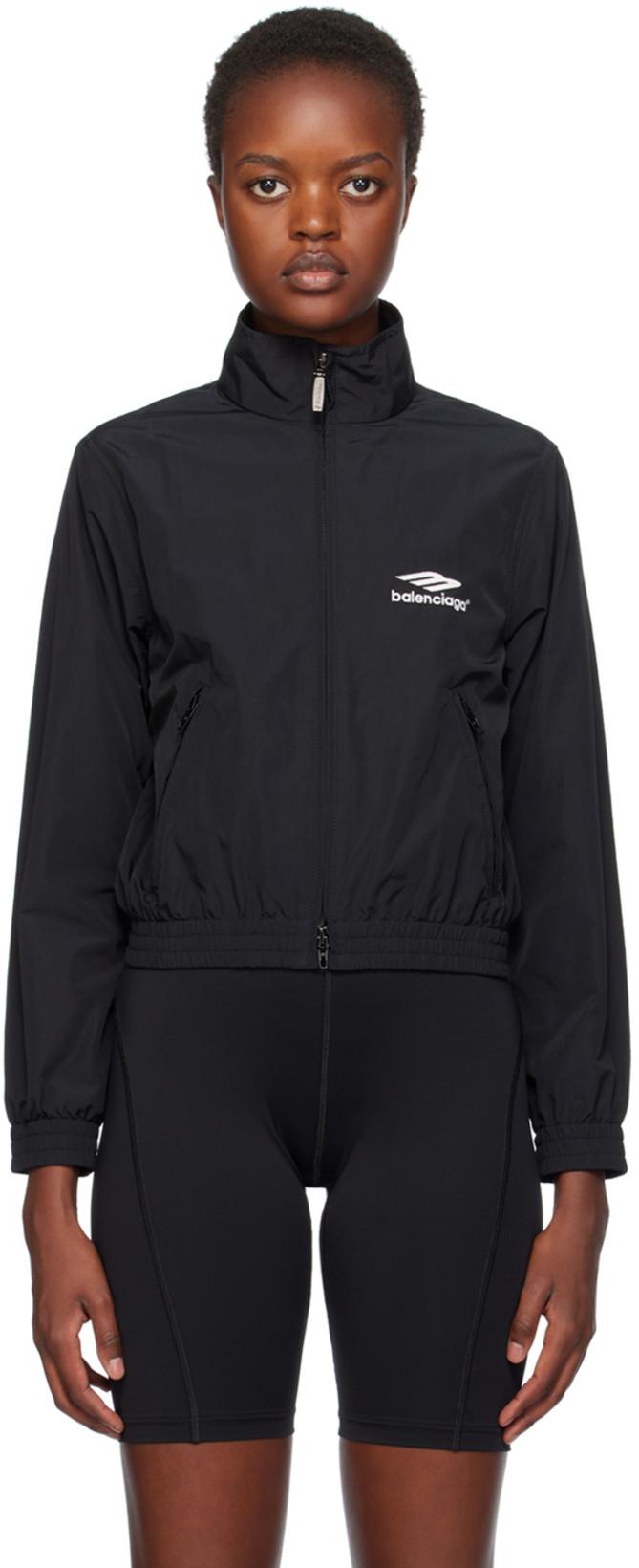 Black 3B Sports Icon Jacket by BALENCIAGA