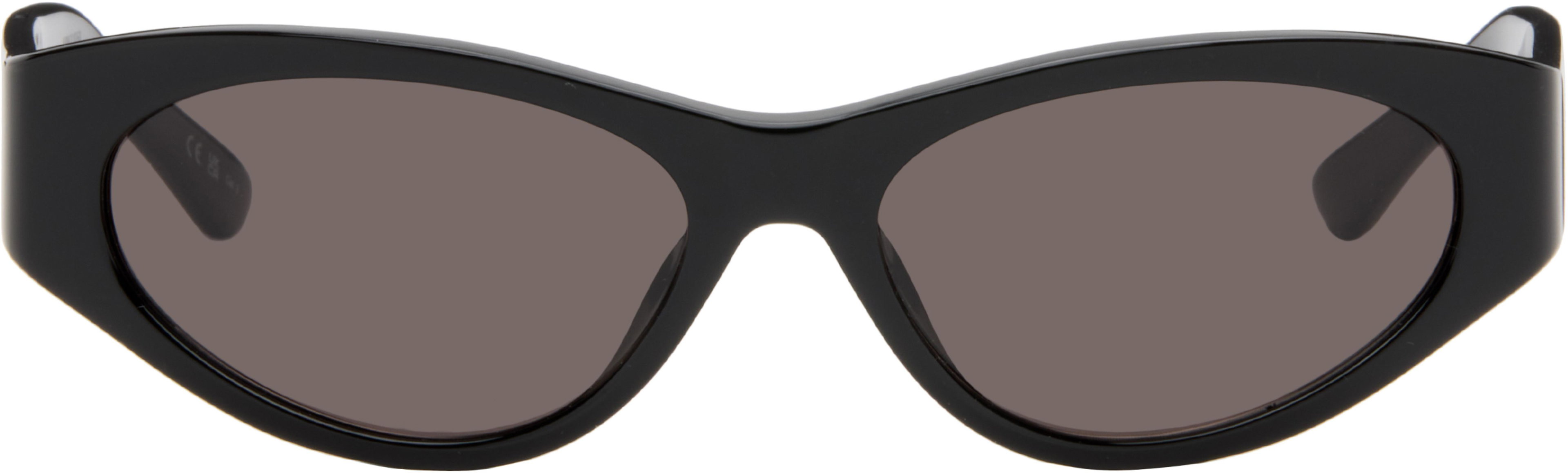Black Tuesday Round Oval Sunglasses by BALENCIAGA