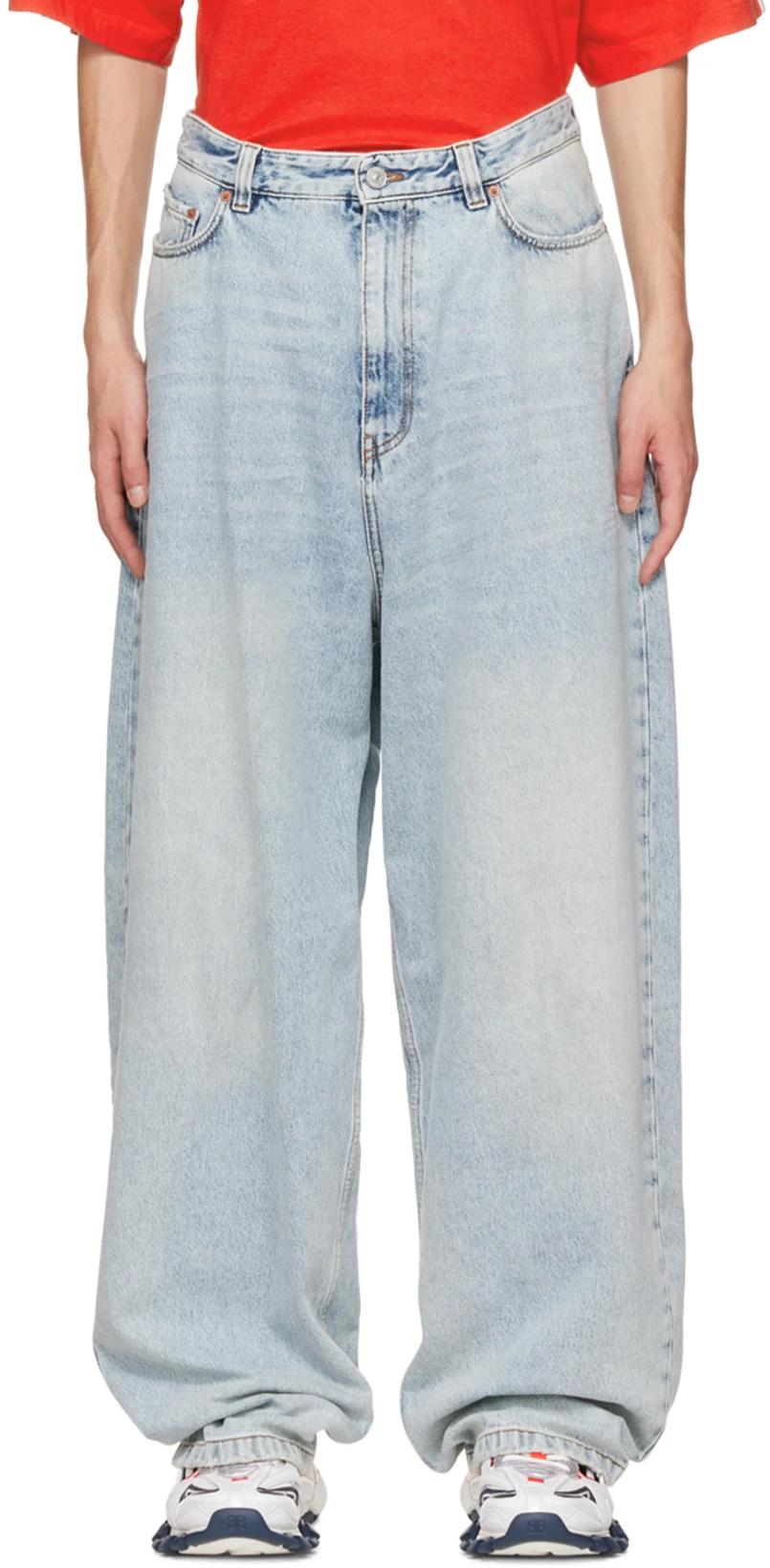 BALENCIAGA PULL UP Large Buggy Jeans S BALENCIAGA PULL-UP BAGGY