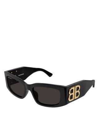 Bossy Rectangular Sunglasses by BALENCIAGA