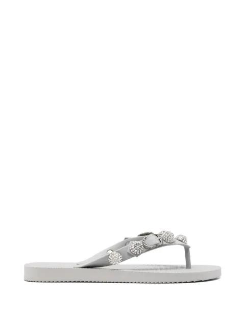 Cagole crystal-embellished flip-flops by BALENCIAGA