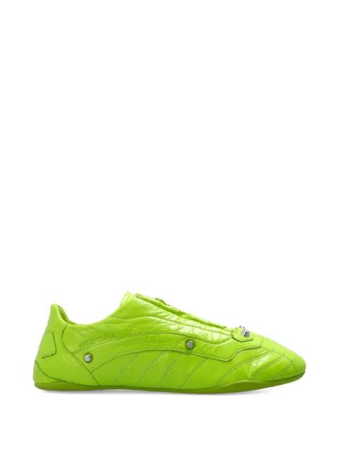 City studded leather sneakers by BALENCIAGA