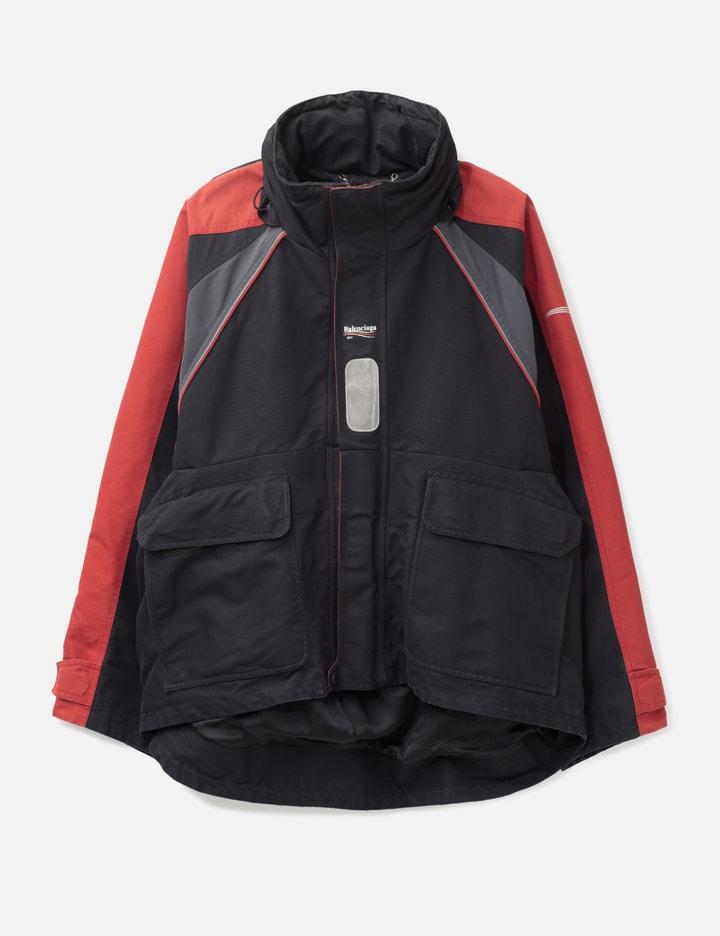 Color Block Coat by BALENCIAGA