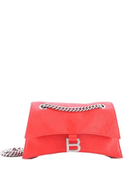 Crush Chain Flap Bag Leather Small crossbody bag by BALENCIAGA 