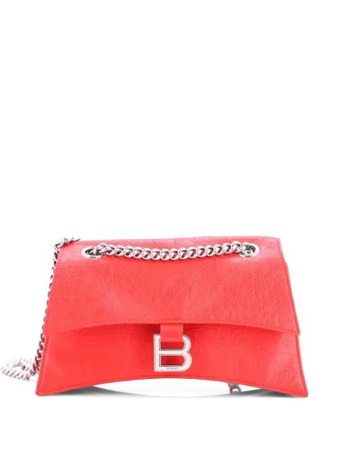 Crush Chain Flap Bag Leather Small crossbody bag by BALENCIAGA 