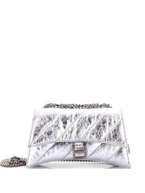 Crush Chain Flap Bag Quilted Crushed Calfskin Small shoulder bag by BALENCIAGA 