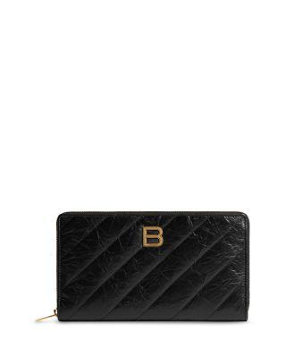 Crush Continental Wallet Quilted by BALENCIAGA