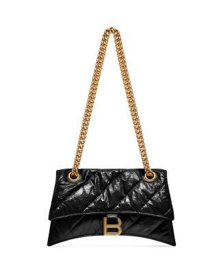 Crush Mini Chain Bag Metallized Quilted by BALENCIAGA