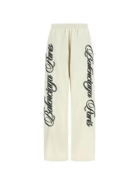 Cursive reversible track pants by BALENCIAGA