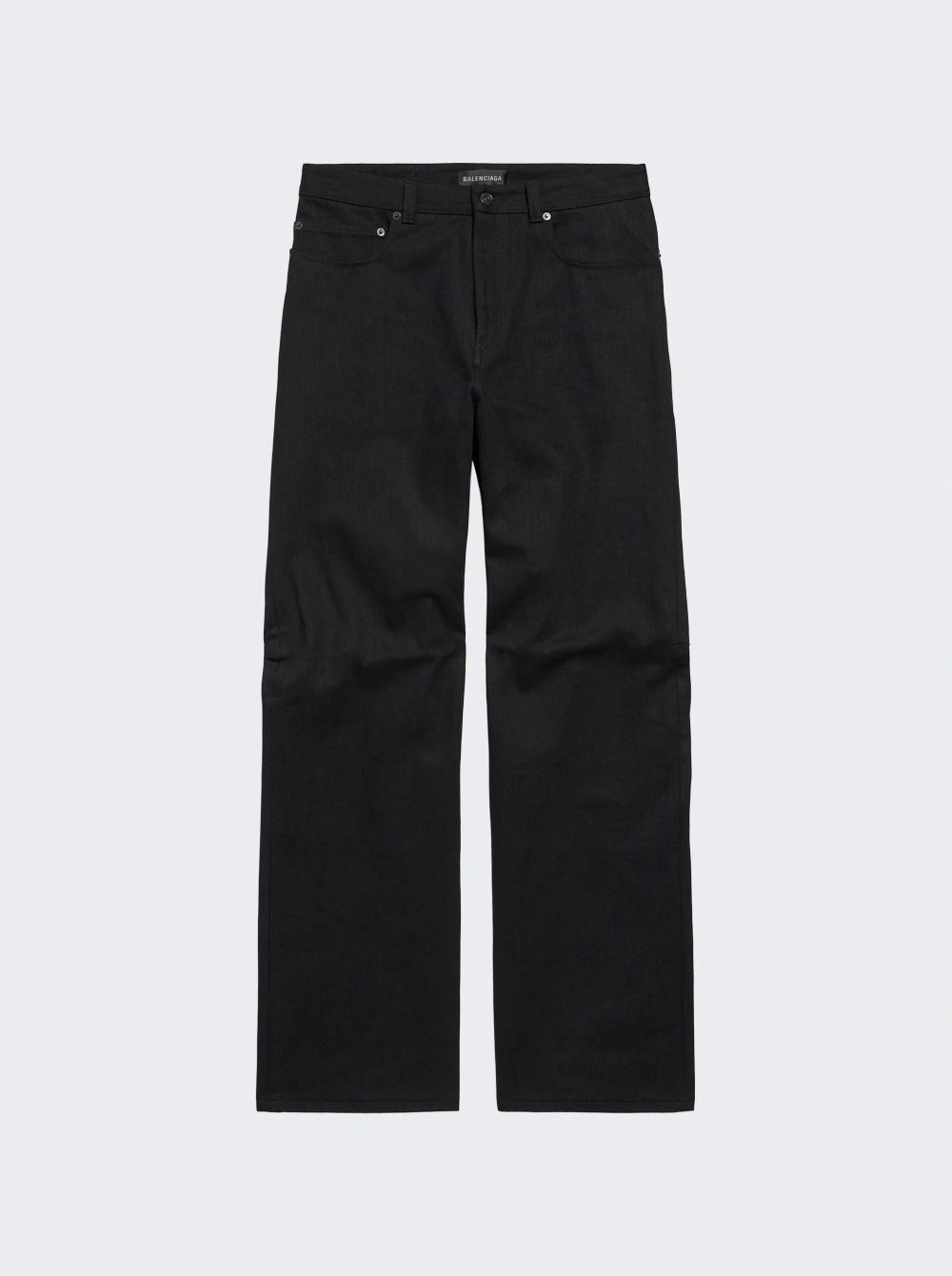 Curved Knee Pants Black  | The Webster by BALENCIAGA