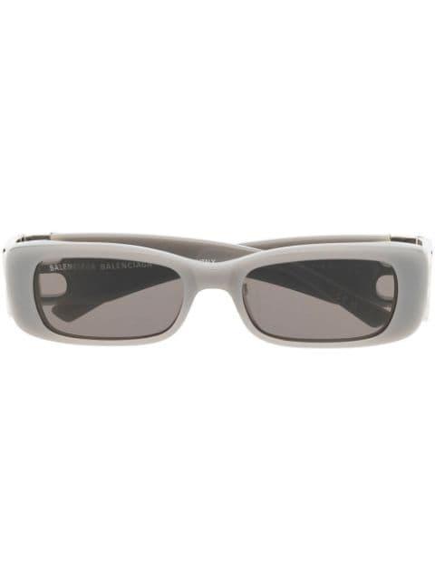 Dinasty BB logo-plaque rectangle-frame sunglasses by BALENCIAGA