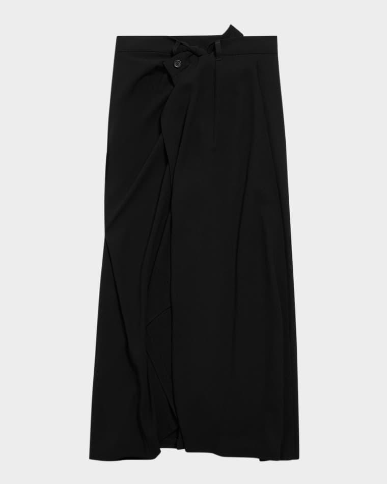 Draped Tailored Skirt by BALENCIAGA