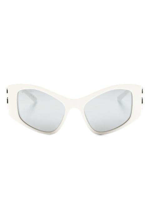 Dynasty D-frame logo-plaque sunglasses by BALENCIAGA