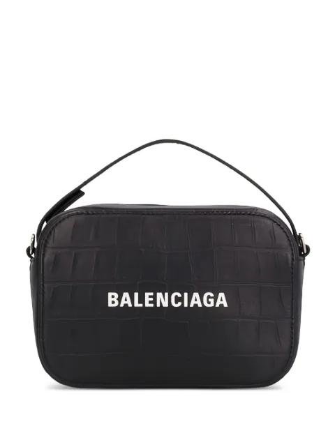 Everyday XS crocodile-effect shoulder bag by BALENCIAGA