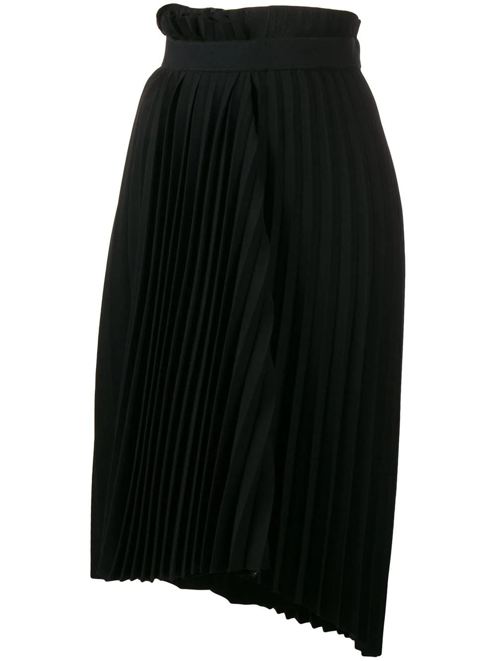 Fancy pleated asymmetric skirt by BALENCIAGA