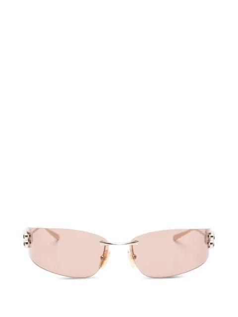 Gossip rimless logo sunglasses by BALENCIAGA
