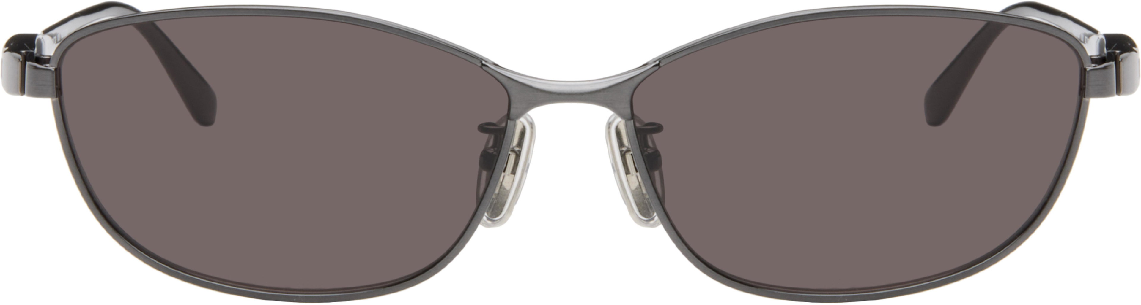 Gray Miami Sunglasses by BALENCIAGA