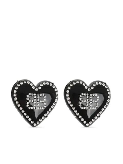 Heart-shaped earrings by BALENCIAGA