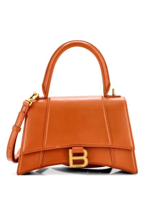 Hourglass Top Handle Bag Leather Small satchel by BALENCIAGA 