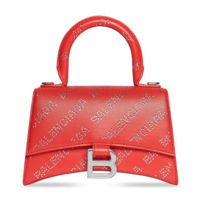 Hourglass XS Handbag with Rhinestones by BALENCIAGA