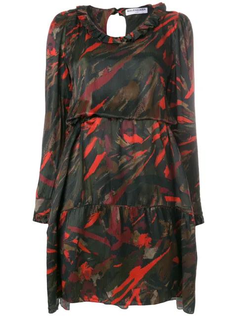 Hybrid V-neck Dress by BALENCIAGA