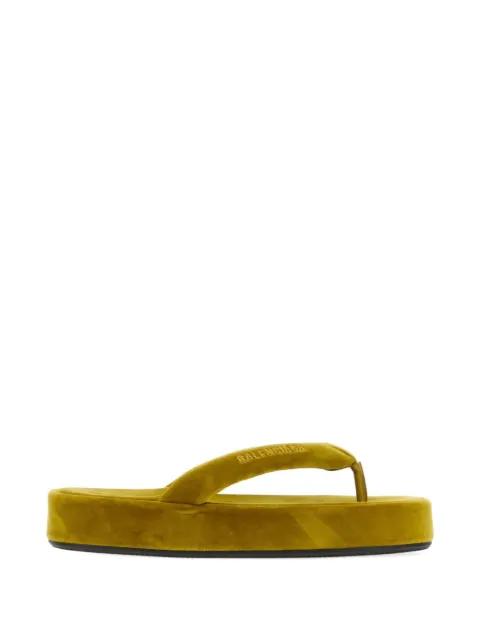 Jet Lag velvet slippers by BALENCIAGA