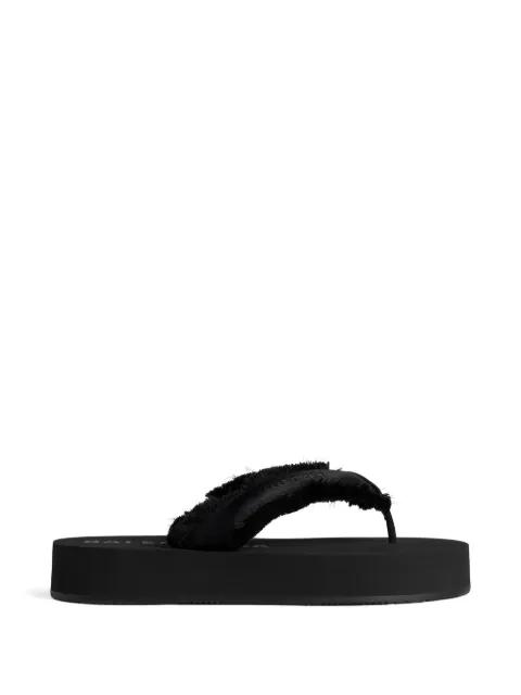 Jet Leg frayed flip-flops by BALENCIAGA