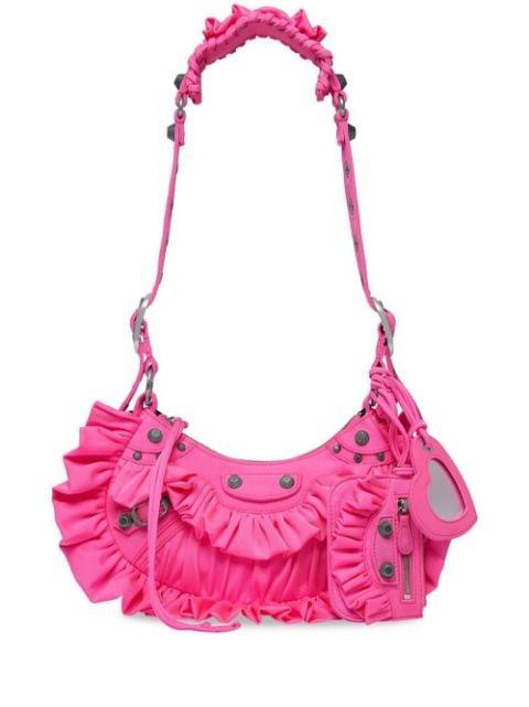 Le Cagole ruffles shoulder bag by BALENCIAGA