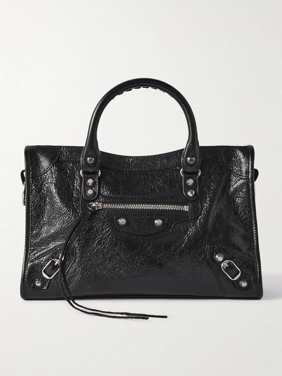 Le City small textured-leather tote by BALENCIAGA