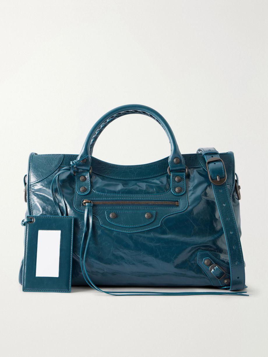 Le City studded leather tote by BALENCIAGA