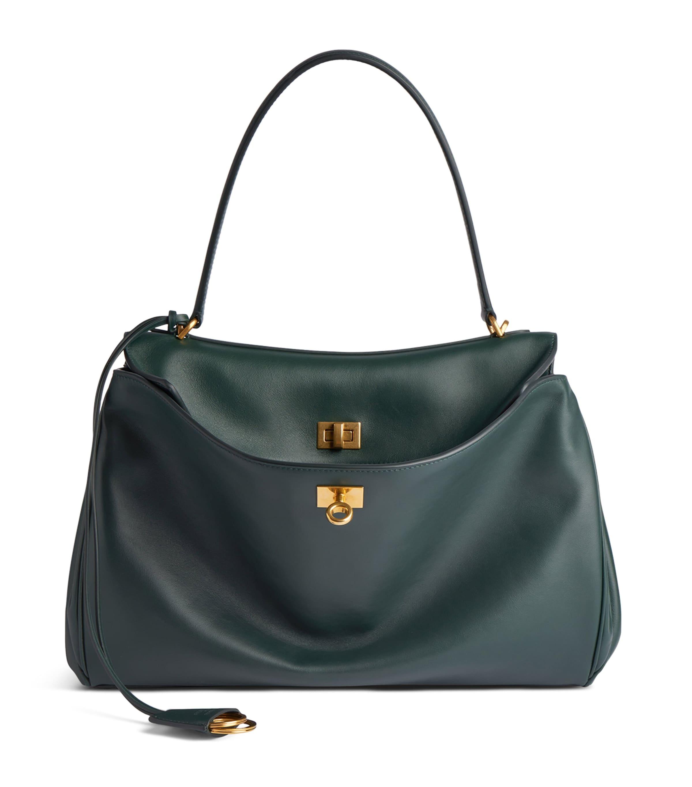 Leather Rodeo Top-Handle Bag by BALENCIAGA