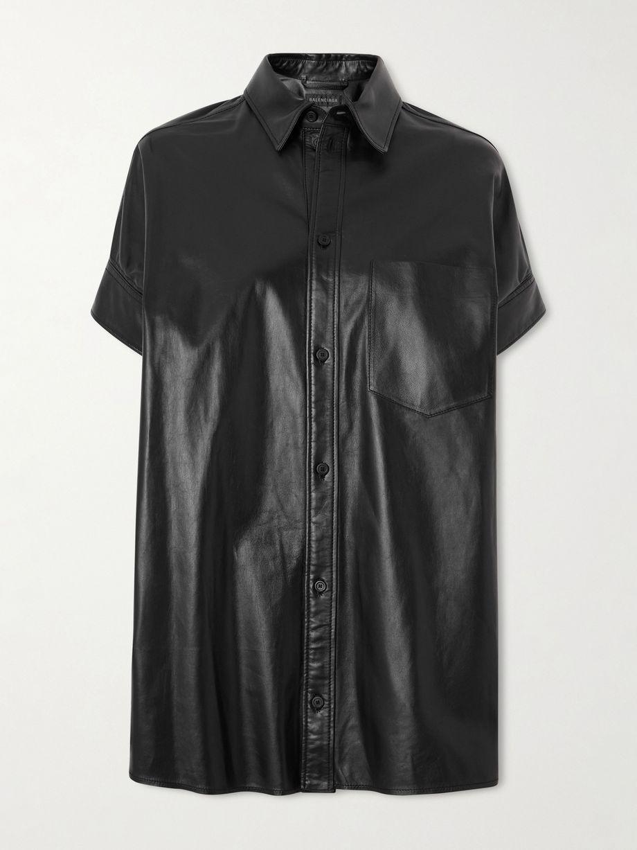 Leather shirt by BALENCIAGA