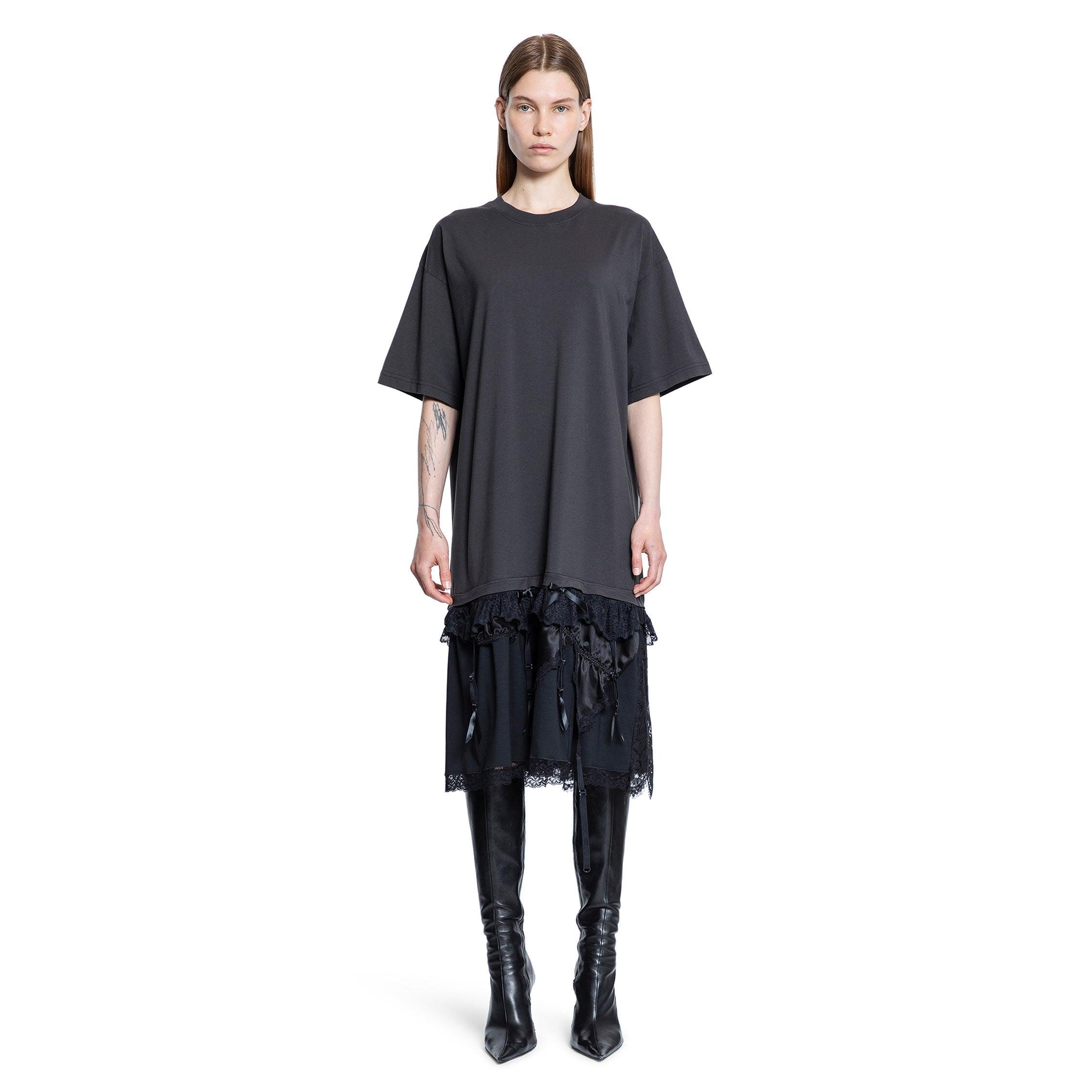 Lingerie T-Shirt Dress in silk Satin by BALENCIAGA Lingerie T-Shirt Dress in silk Satin by BALENCIAGA